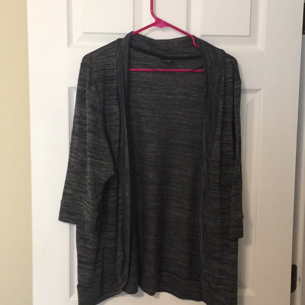 Black and grey cardigan